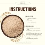 Brown Long Grain Rice in 6 Gallon Bucket