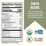 Organic Pinto Beans in 6-Gallon Bucket, 40LB