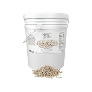 Organic Navy Beans in 6G Bucket (40 lbs)