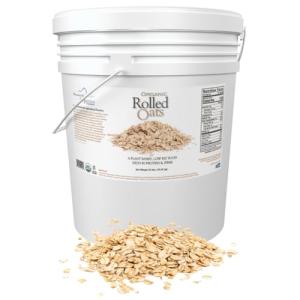 Organic Rolled Oats 6G Bucket - 23 LBS