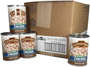 Keystone All Natural Canned Chicken - Pack of 24