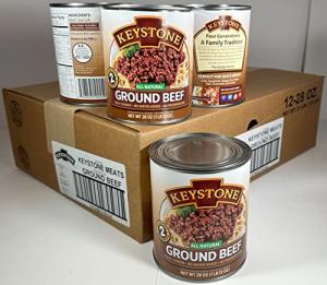 All Natural Canned Ground Beef - 12 Pack