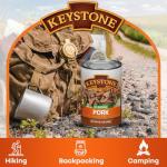Keystone Meats Heat and Serve Canned Pork, 24-Pack