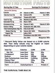 10-Day Emergency MREs Snack Pack - Vanilla Malt
