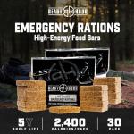 Ready Hour 2,400 Calorie Emergency Ration Bars - 30 Pack