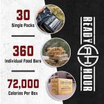 Ready Hour 2,400 Calorie Emergency Ration Bars - 30 Pack