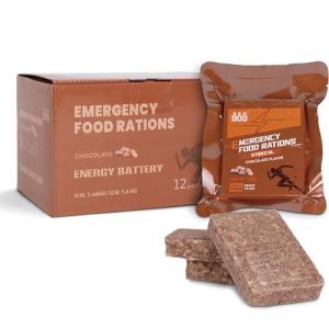Chocolate Emergency Food Bars - 12 Count Pack