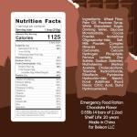 Chocolate High Energy Bar - 20-Year Survival Food