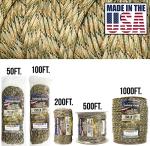 750lb Mixed Camo Paracord - Military Grade