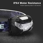 Rechargeable LED Headlamp - Bright, 5 Modes, Waterproof