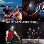 Rechargeable LED Headlamp - Bright, 5 Modes, Waterproof