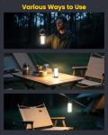 Glocusent Rechargeable Camping Lantern - 80Hrs Battery Life