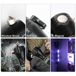 Tactical Solar LED Flashlight with Safety Tools
