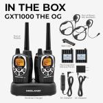 Waterproof Long Range Two-Way Radio with Privacy Codes