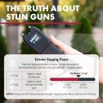 SABRE Stun Gun with Flashlight and Anti-Grab Technology