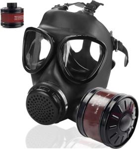 Tactical Gas Mask with 40mm Carbon Filter