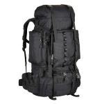 Black 75L Hiking Camping Rucksack Backpack with Rainfly