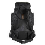 Black 75L Hiking Camping Rucksack Backpack with Rainfly