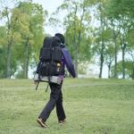 Black 75L Hiking Camping Rucksack Backpack with Rainfly