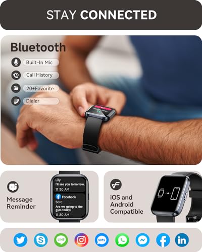 24/7 Fitness Tracker Smartwatch for iPhone and Android
