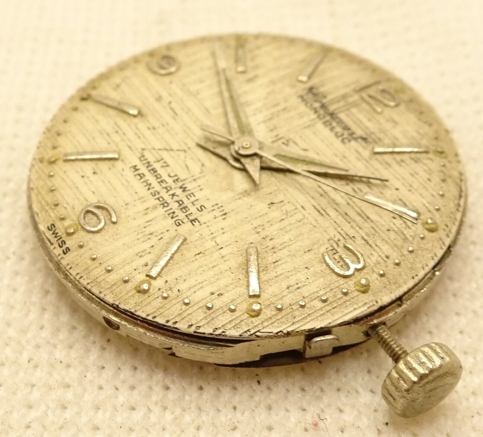 Men's Vintage Crescent 17J Watch - Parts/Repair