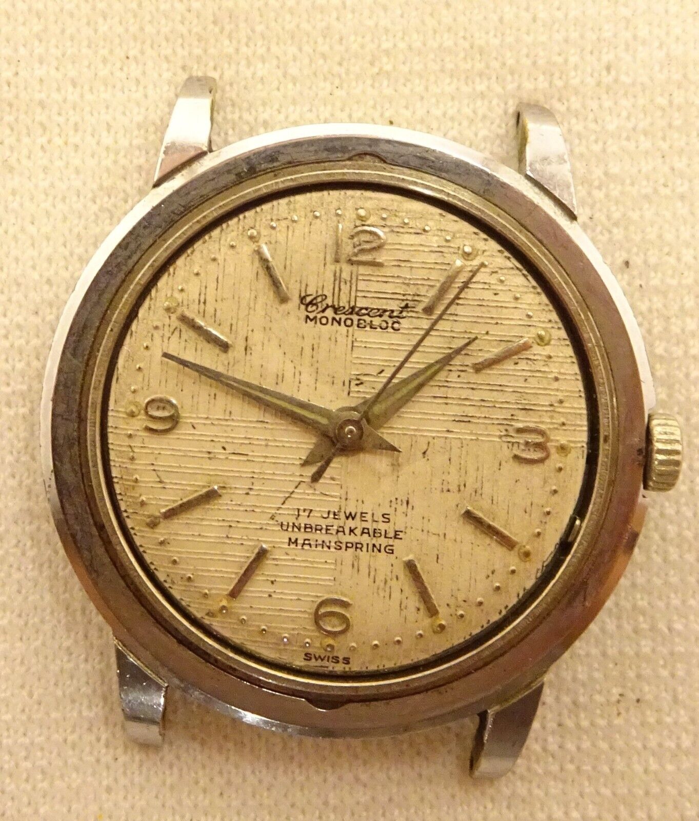 Men's Vintage Crescent 17J Watch - Parts/Repair