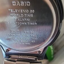 Casio Databank sport watch, black dial