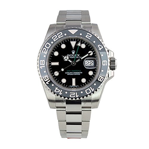 Rolex GMT-Master II Black Dial Stainless Steel Watch