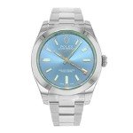 Rolex Milgauss Blue Dial Men's Stainless Steel Watch