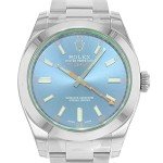 Rolex Milgauss Blue Dial Men's Stainless Steel Watch