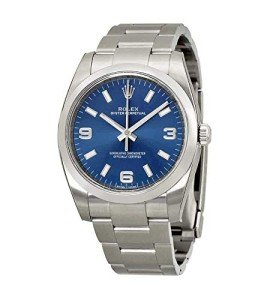 Rolex Oyster Perpetual 34 Blue Dial Men's Watch