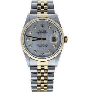 Rolex Men's Datejust 16013 Steel & Gold Watch