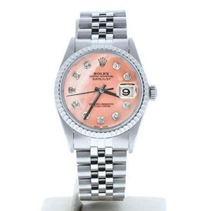 Rolex Datejust 16030 Pink Mother of Pearl Dial