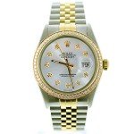 Rolex Datejust 36mm Steel & Gold with Diamonds