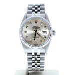 Rolex Men's Datejust 16030 Diamond Dial Watch