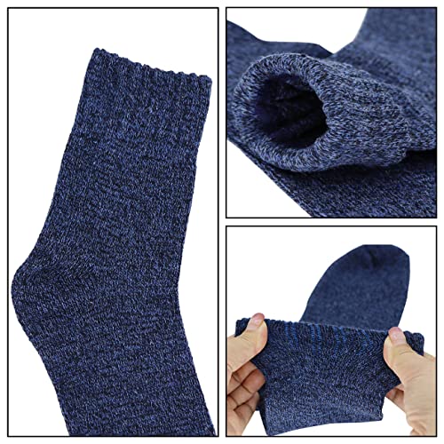 YQHMT Wool Socks for Women Gifts Winter Warm Hiking Thick Thermal Vintage Knit Soft Comfy Crew Socks Stocking Stuffers, Christmas Gift