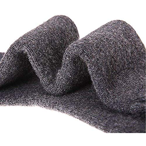 Mens Heavy Thick Wool Socks - Soft Warm Comfort Winter Crew Socks (Pack of 3/5),Multicolor,One Size 7-12