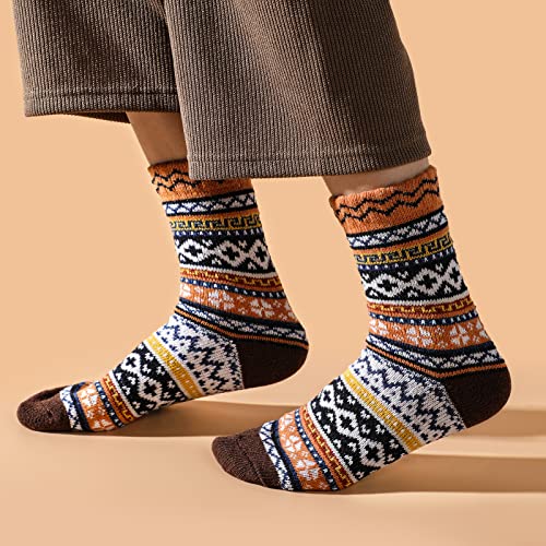 Pleneal Thick Soft Winter Wool Socks for Women - Cozy Knit Boots Socks