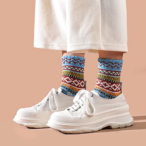 Pleneal Thick Soft Winter Wool Socks for Women - Cozy Knit Boots Socks