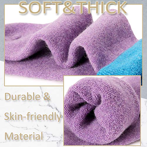 EBMORE Women's Super Thick Crew Winter Socks 5 Pack (Dark Series),Free size
