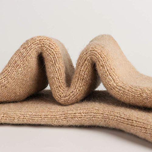 Womens Super Thick Wool Socks - Soft Warm Comfort Casual Crew Winter Socks (Pack of 3-5), Multicolor