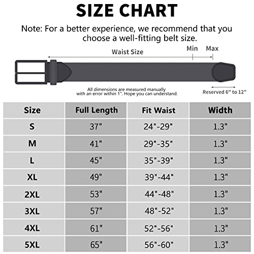 FAIRWIN Braided Stretch Mens Elastic Belt Fabric Cloth Jeans Canvas 1 3/8" Casual Belt Woven Web Golf Belts for Men Belts