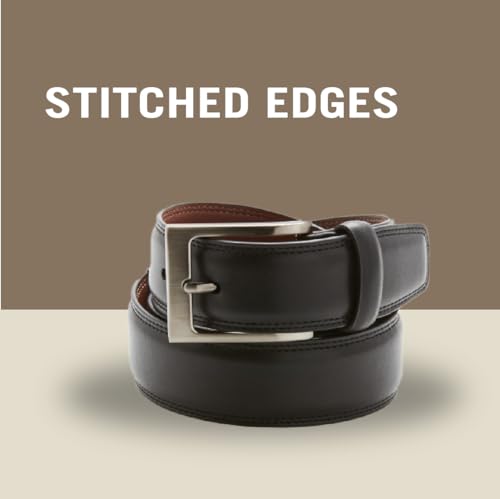 Perry Ellis mens Portfolio Timothy Belt, Brown, 36 US