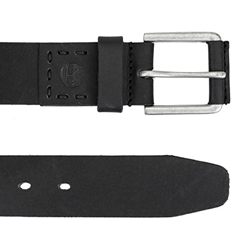 Timberland mens Casual Leather Belt, Black, 42