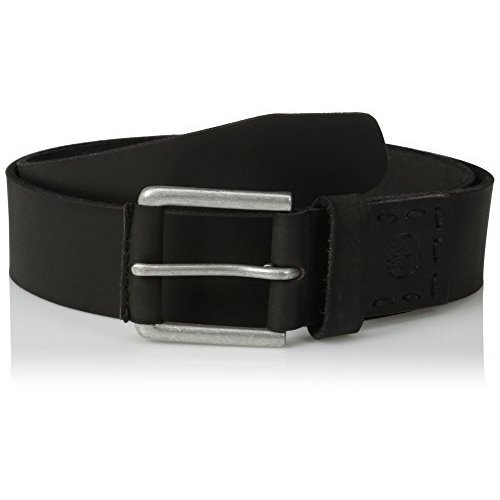 Timberland mens Casual Leather Belt, Black, 42