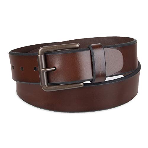 Dockers Men's Everyday Casual Belt-Regular and Big & Tall Sizing, Brown, 38