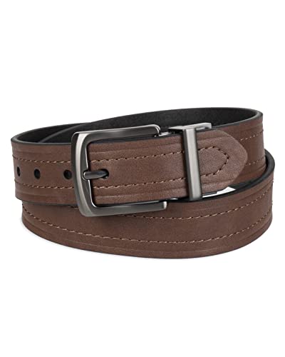 Levi's Men's Reversible Casual Jeans Belt, Brown/Black 1, Large (38-40)