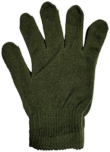 Winter Magic Gloves, 12 Pairs Stretchy Warm Knit Bulk Pack Mens Womens