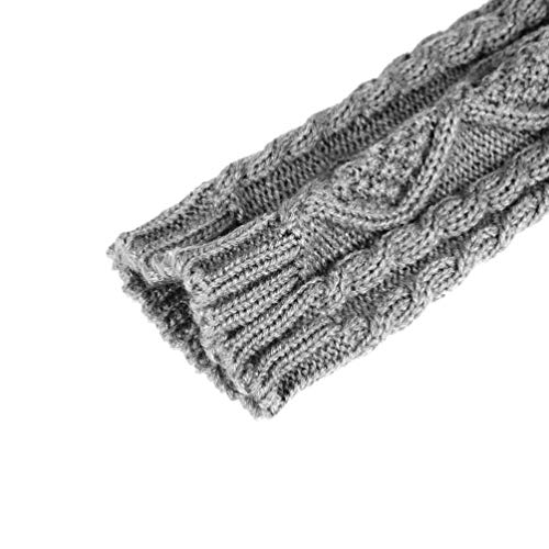 Novawo Women's Hand Crochet Winter Warm Fingerless Arm Warmers Gloves