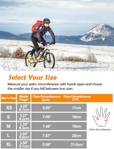 LOUXPERT Waterproof Winter Gloves for Men Women Cold Weather Running Hiking: Water Proof Touch Screen Snow Gloves Black, Thermal Warm Touchscreen Gloves Phone Texting Biking Bike Driving